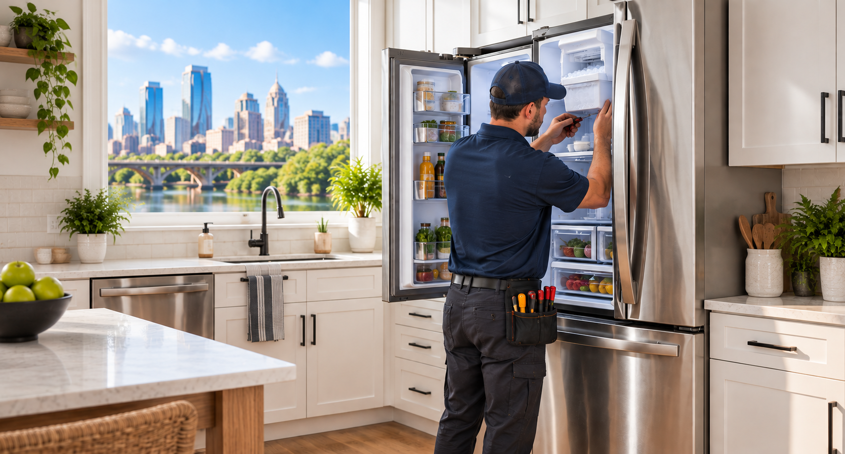 Refrigerator repair service in Austin