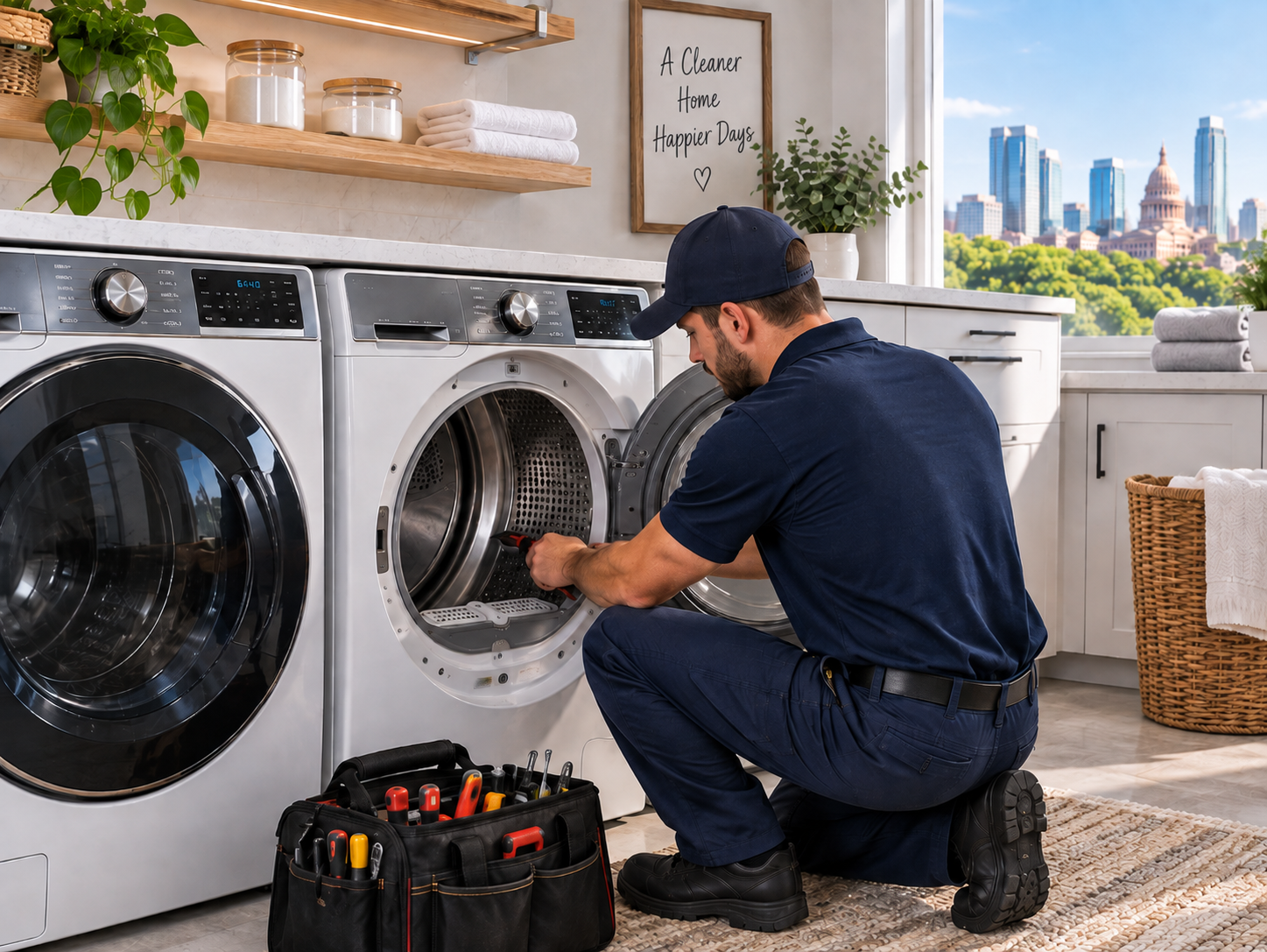 Dryer repair service in Austin